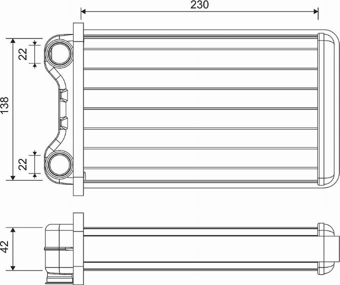 Valeo 812255 - Scambiatore calore, Riscaldamento abitacolo autozon.pro