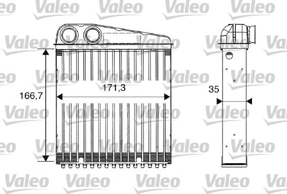 Valeo 812250 - Scambiatore calore, Riscaldamento abitacolo autozon.pro