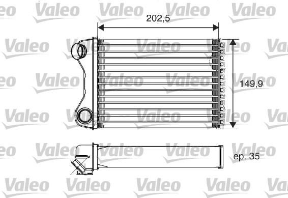 Valeo 812211 - Scambiatore calore, Riscaldamento abitacolo autozon.pro