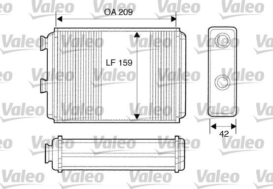 Valeo 812280 - Scambiatore calore, Riscaldamento abitacolo autozon.pro