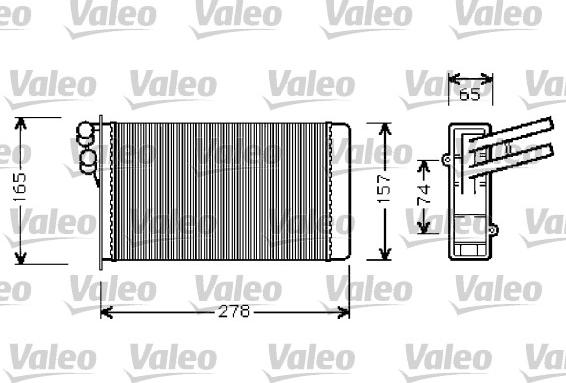 Valeo 812237 - Scambiatore calore, Riscaldamento abitacolo autozon.pro