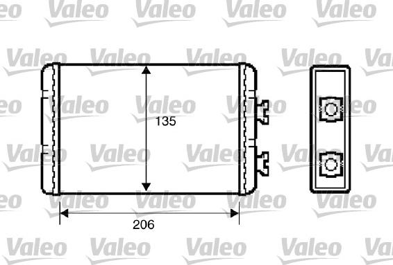 Valeo 812220 - Scambiatore calore, Riscaldamento abitacolo autozon.pro