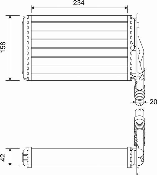 Valeo 812223 - Scambiatore calore, Riscaldamento abitacolo autozon.pro