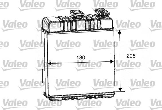 Valeo 812222 - Radiatore, Raffreddamento motore autozon.pro