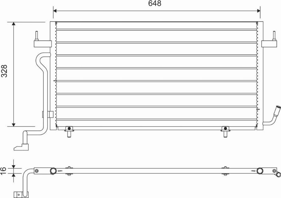 Valeo 812715 - Condensatore, Climatizzatore autozon.pro