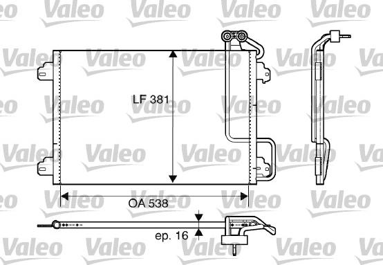 Valeo 817509 - Condensatore, Climatizzatore autozon.pro