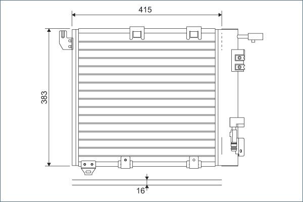 Valeo 817506 - Condensatore, Climatizzatore autozon.pro