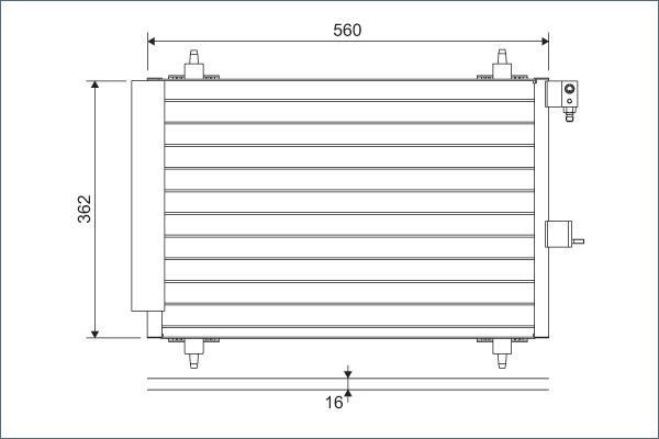 Valeo 817508 - Condensatore, Climatizzatore autozon.pro