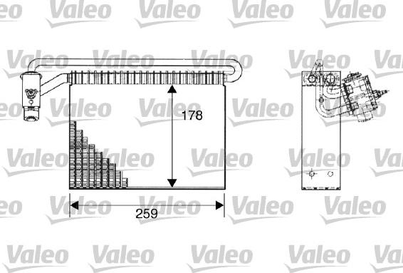 Valeo 817511 - Evaporatore, Climatizzatore autozon.pro