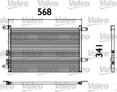 Valeo 817527 - Condensatore, Climatizzatore autozon.pro