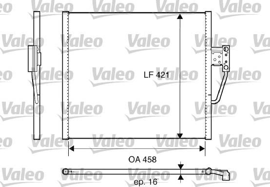 Valeo 817607 - Condensatore, Climatizzatore autozon.pro