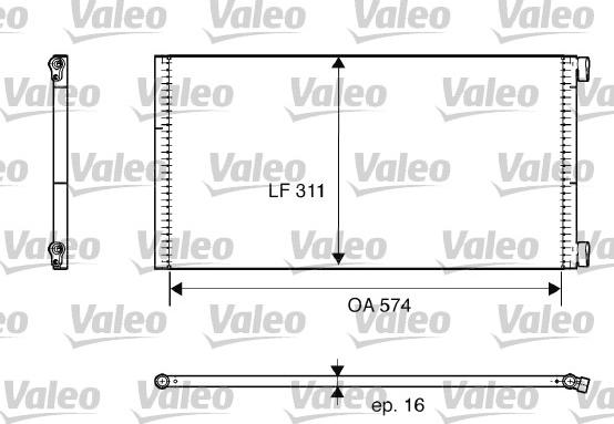 Valeo 817684 - Condensatore, Climatizzatore autozon.pro