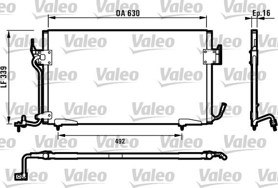 Valeo 817042 - Condensatore, Climatizzatore autozon.pro