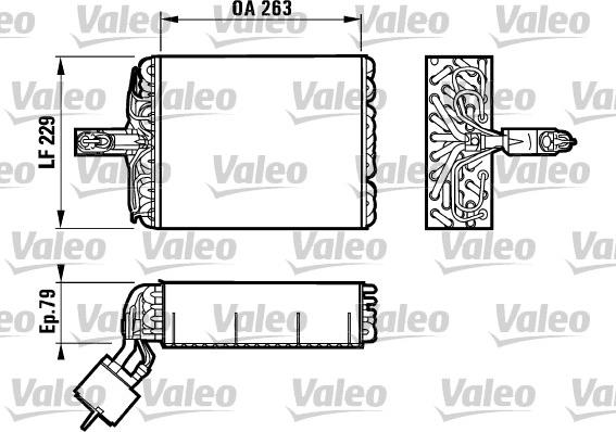 Valeo 817083 - Evaporatore, Climatizzatore autozon.pro