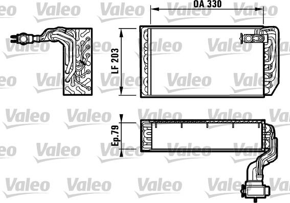 Valeo 817079 - Evaporatore, Climatizzatore autozon.pro