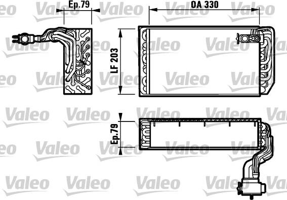 Valeo 817157 - Evaporatore, Climatizzatore autozon.pro