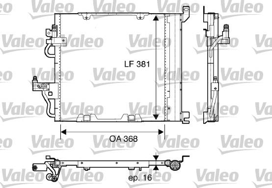 Valeo 817847 - Condensatore, Climatizzatore autozon.pro