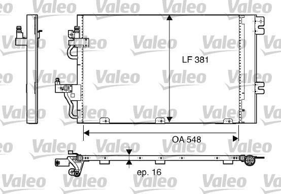 Valeo 817839 - Condensatore, Climatizzatore autozon.pro