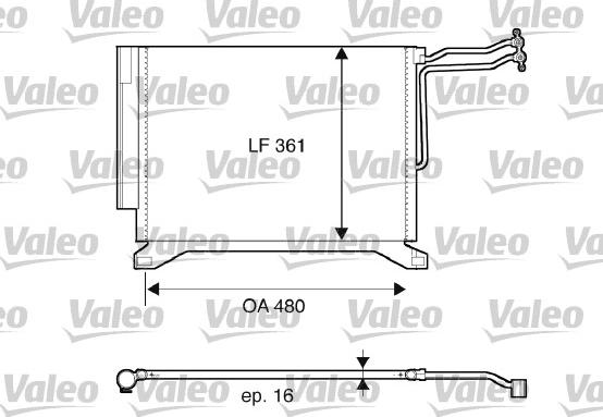 Valeo 817837 - Condensatore, Climatizzatore autozon.pro