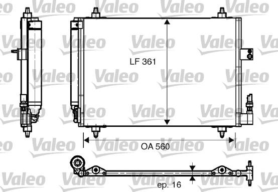 Valeo 817824 - Condensatore, Climatizzatore autozon.pro