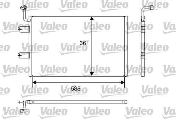 Valeo 817245 - Condensatore, Climatizzatore autozon.pro