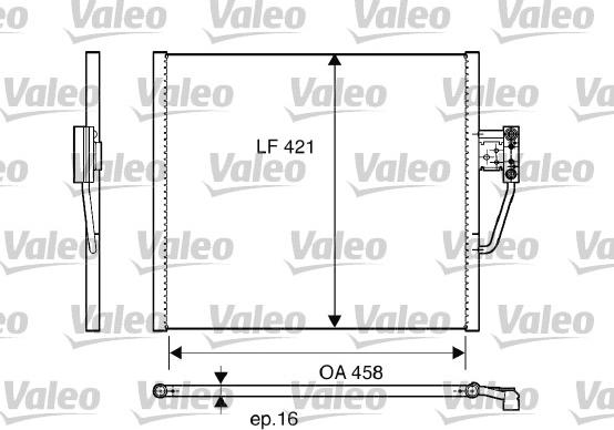 Valeo 817248 - Condensatore, Climatizzatore autozon.pro