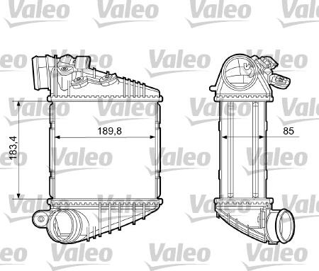 Valeo 817205 - Intercooler autozon.pro