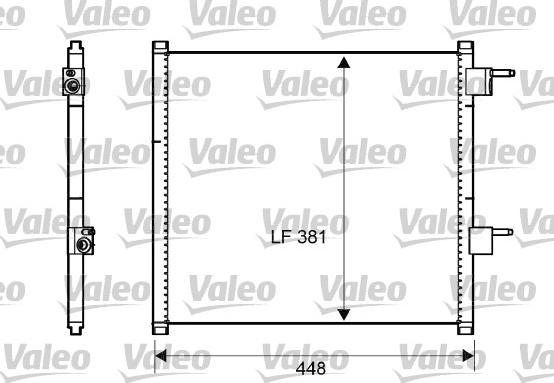 Valeo 817225 - Condensatore, Climatizzatore autozon.pro