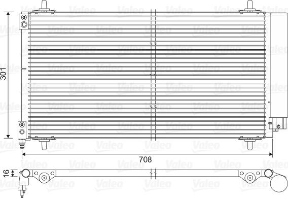 Valeo 817740 - Condensatore, Climatizzatore autozon.pro