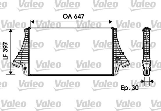 Valeo 817729 - Intercooler autozon.pro