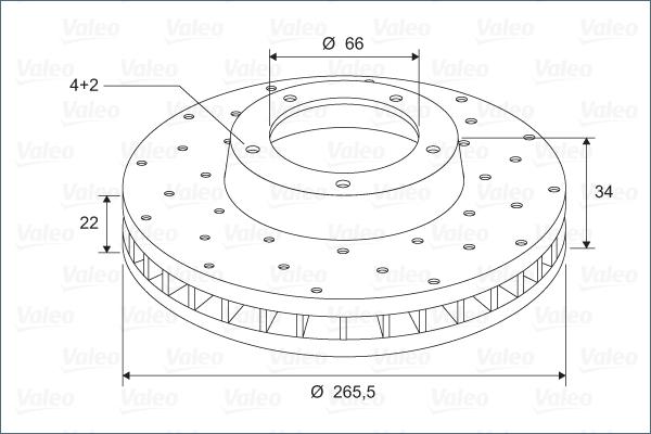 Valeo 886695 - Discofreno autozon.pro