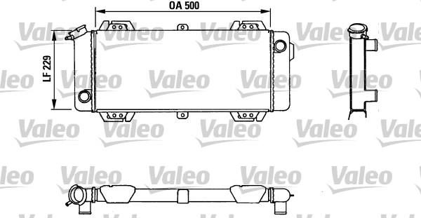 Valeo 883954 - Radiatore, Raffreddamento motore autozon.pro