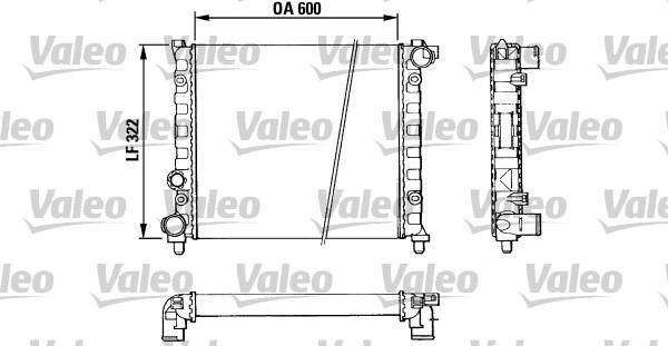 Valeo 883958 - Radiatore, Raffreddamento motore autozon.pro