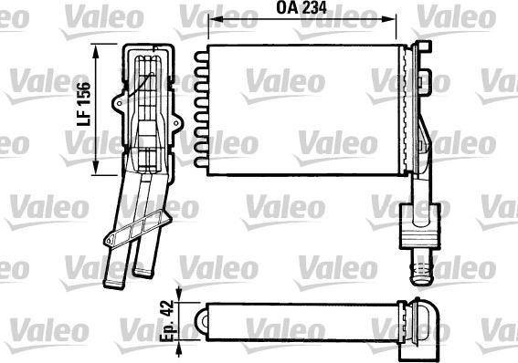 Valeo 883971 - Scambiatore calore, Riscaldamento abitacolo autozon.pro