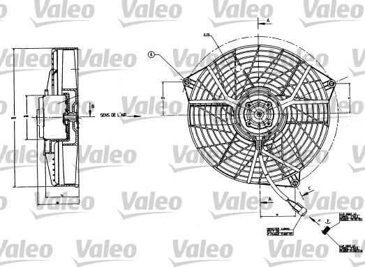 Valeo 883556 - Ventola, Raffreddamento motore autozon.pro