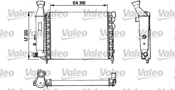 Valeo 883866 - Radiatore, Raffreddamento motore autozon.pro