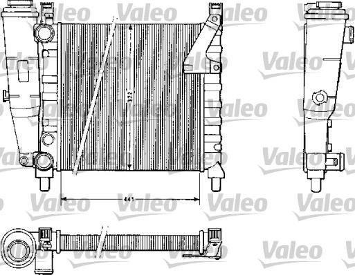 Valeo 883813 - Radiatore, Raffreddamento motore autozon.pro