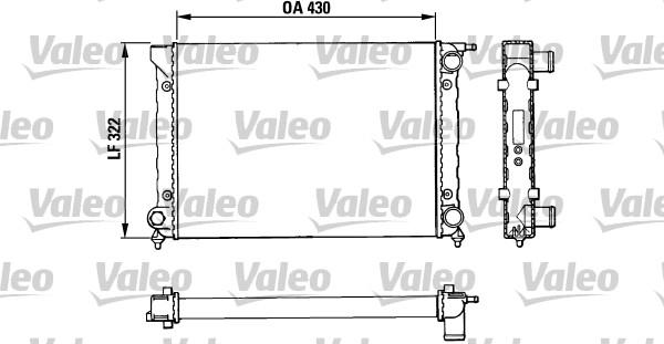 Valeo 883820 - Radiatore, Raffreddamento motore autozon.pro