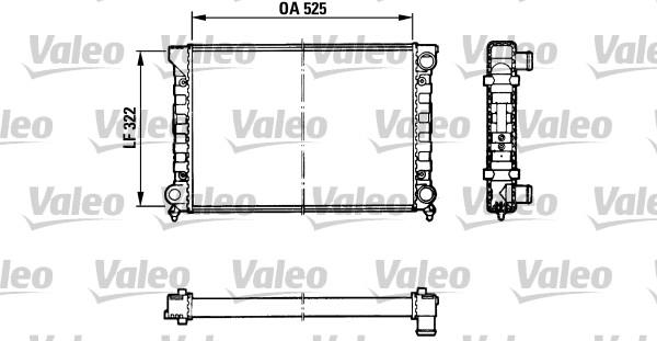 Valeo 883870 - Radiatore, Raffreddamento motore autozon.pro