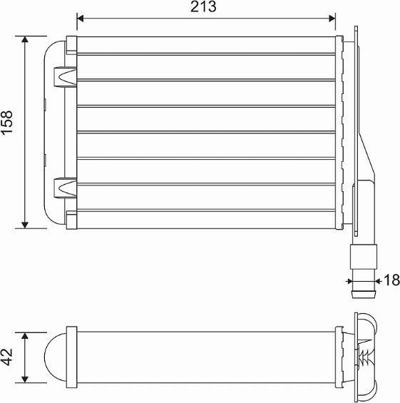 Valeo 883790 - Scambiatore calore, Riscaldamento abitacolo autozon.pro