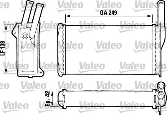 Valeo 883742 - Scambiatore calore, Riscaldamento abitacolo autozon.pro