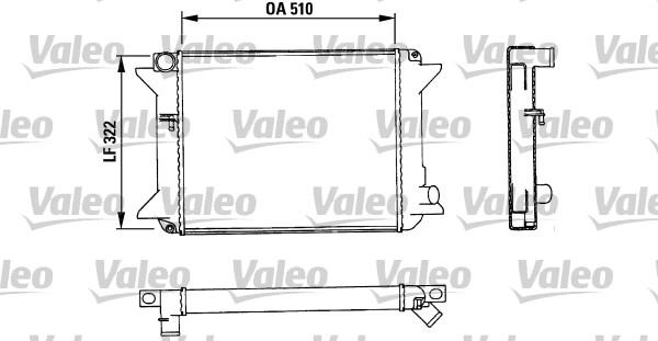 Valeo 883715 - Radiatore, Raffreddamento motore autozon.pro