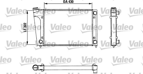 Valeo 883717 - Radiatore, Raffreddamento motore autozon.pro