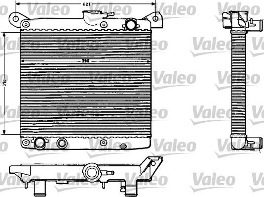 Valeo 883783 - Radiatore, Raffreddamento motore autozon.pro