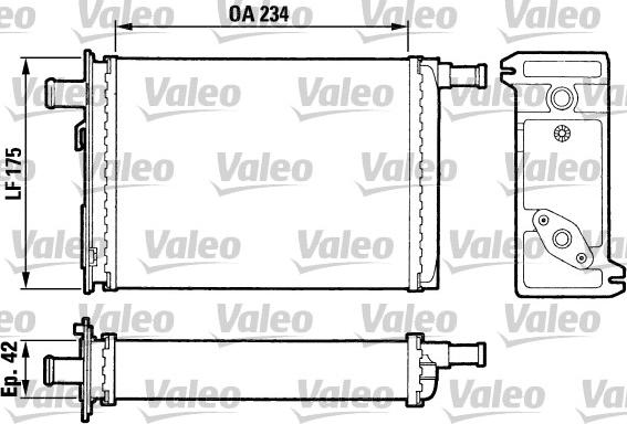 Valeo 883739 - Scambiatore calore, Riscaldamento abitacolo autozon.pro