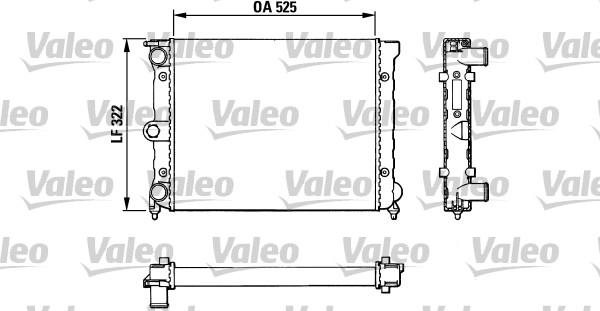 Valeo 883720 - Radiatore, Raffreddamento motore autozon.pro