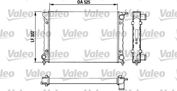 Valeo 883727 - Radiatore, Raffreddamento motore autozon.pro