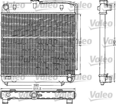 Valeo 883777 - Radiatore, Raffreddamento motore autozon.pro