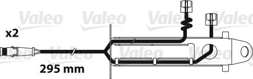 Valeo 882338 - Contatto segnalazione, Usura past. freno / mat. d'attrito autozon.pro