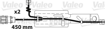 Valeo 882324 - Contatto segnalazione, Usura past. freno / mat. d'attrito autozon.pro